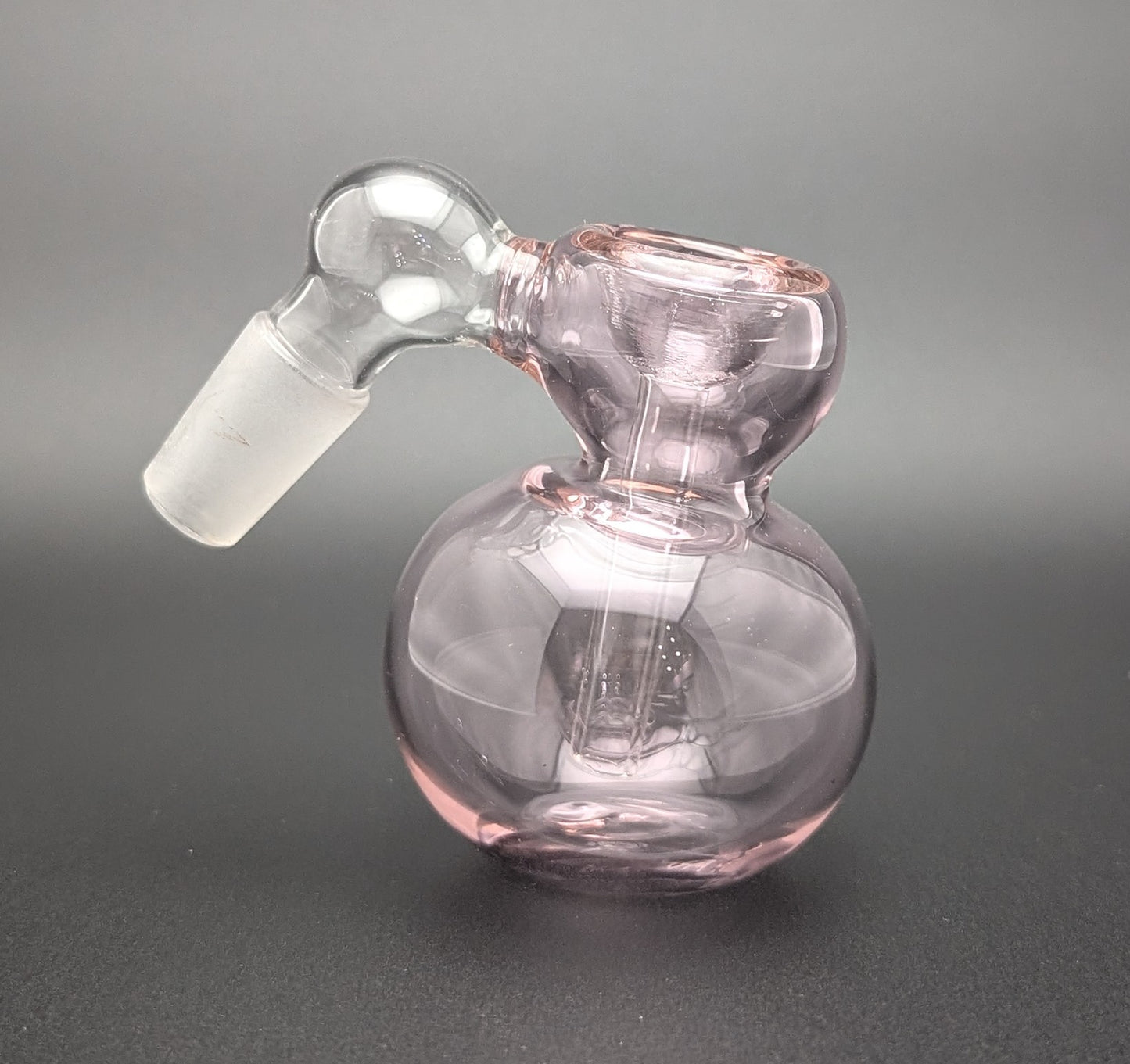 2.5" 14mm Glass Fumed Ash Catcher Pink