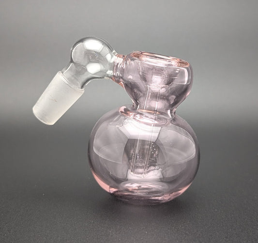 2.5" 14mm Glass Fumed Ash Catcher Pink