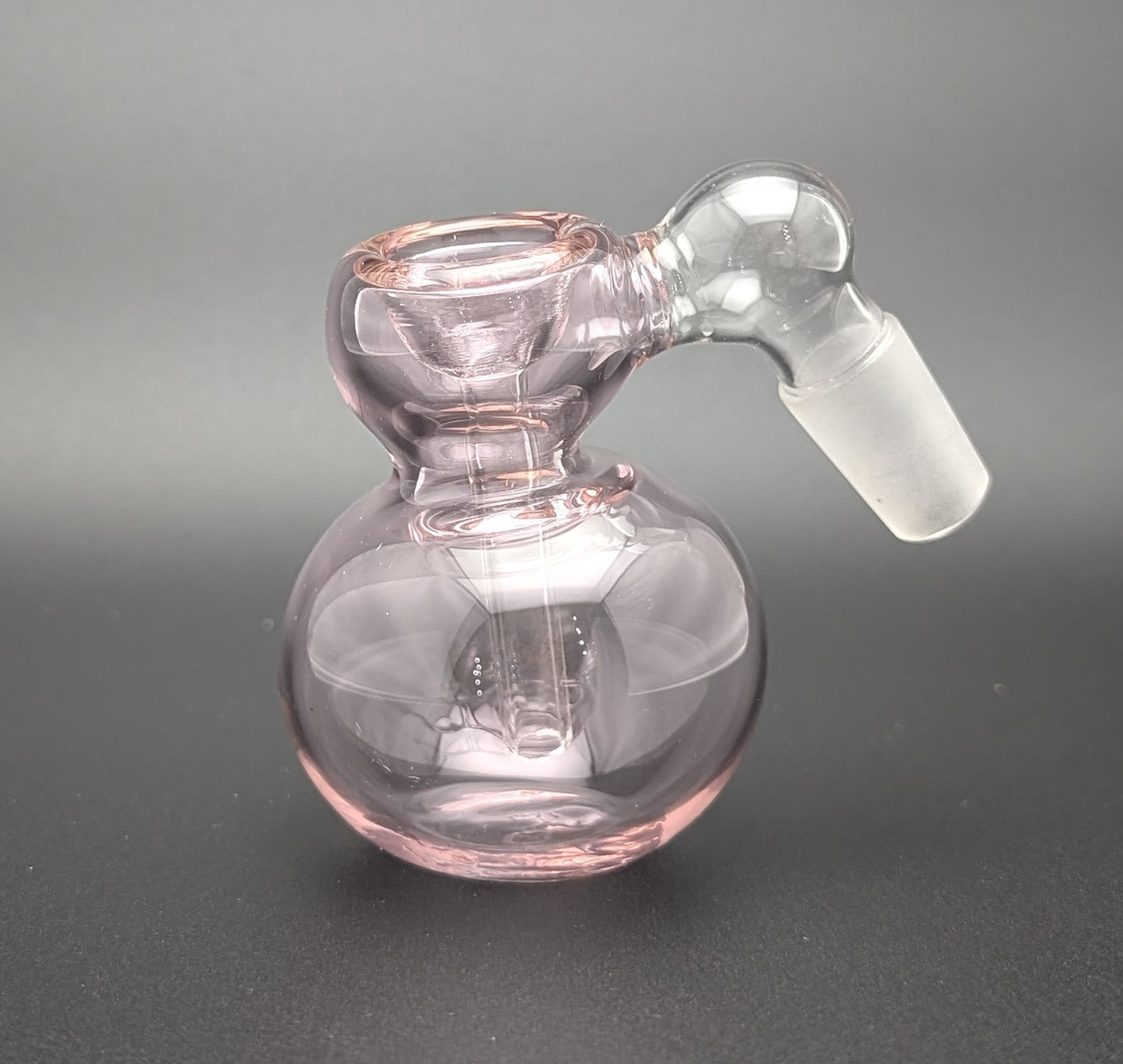 2.5" 14mm Glass Fumed Ash Catcher Pink