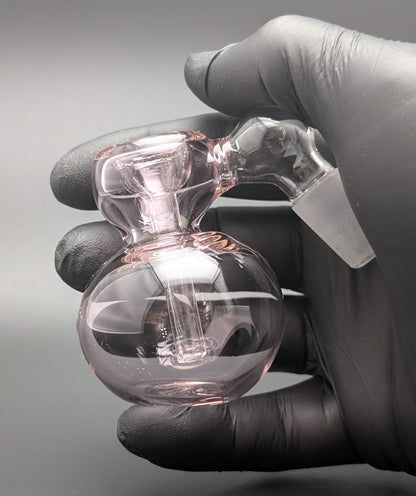2.5" 14mm Glass Fumed Ash Catcher Pink