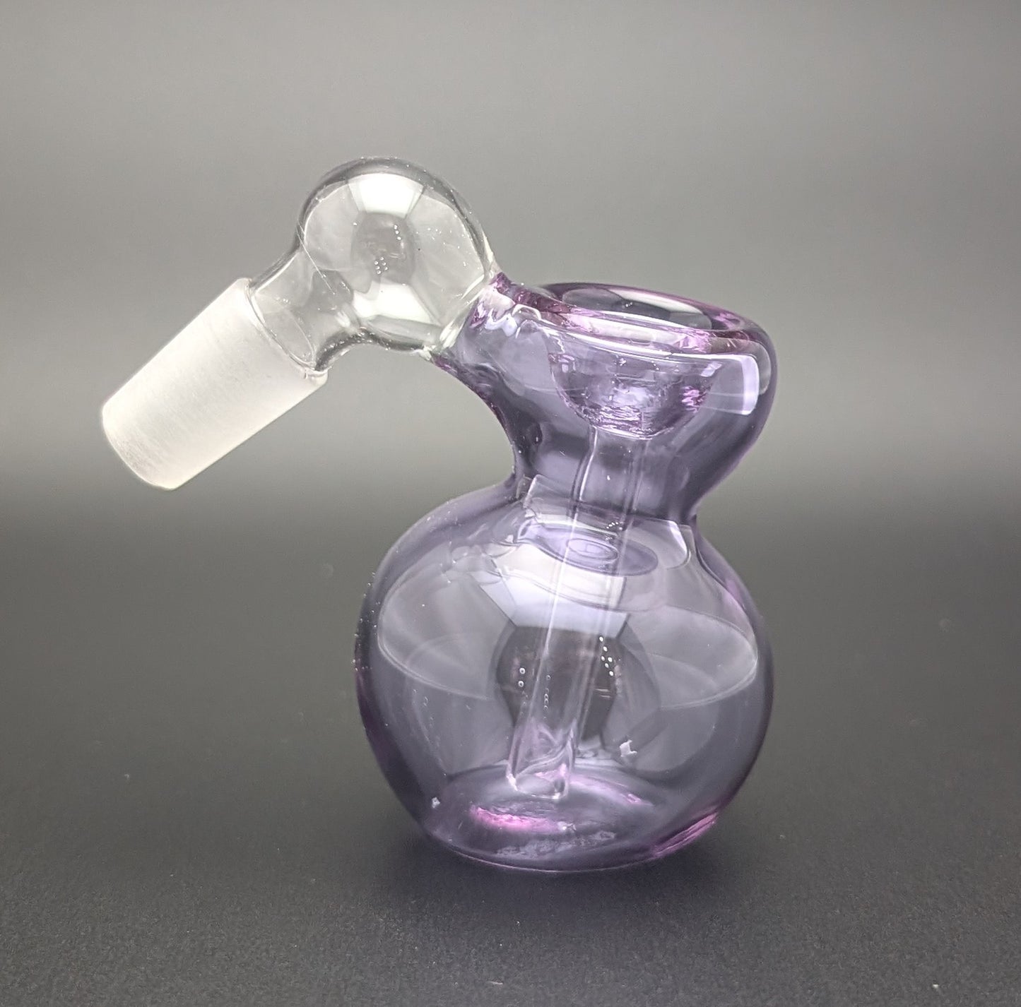 2.5" 14mm Glass Fumed Ash Catcher Purple