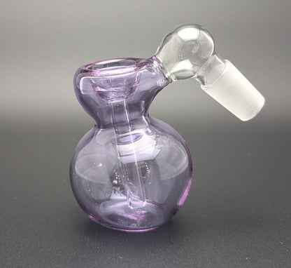 2.5" 14mm Glass Fumed Ash Catcher Purple