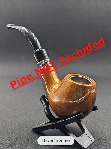 10 Pack - Plastic Black Foldable Smoking Tobacco Pipe Stand Holder