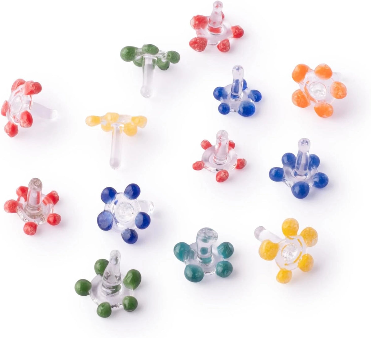 200 pcs Glass Screens Daisy (Assorted Colors)