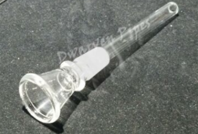 8" Glass Water Pipe Bong Leaf BL Top + 5 FREE Screens