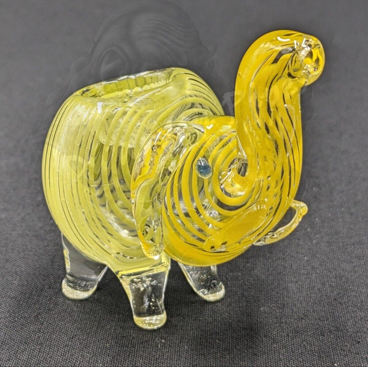 3" Elephant Glass Bowl Pipe 13