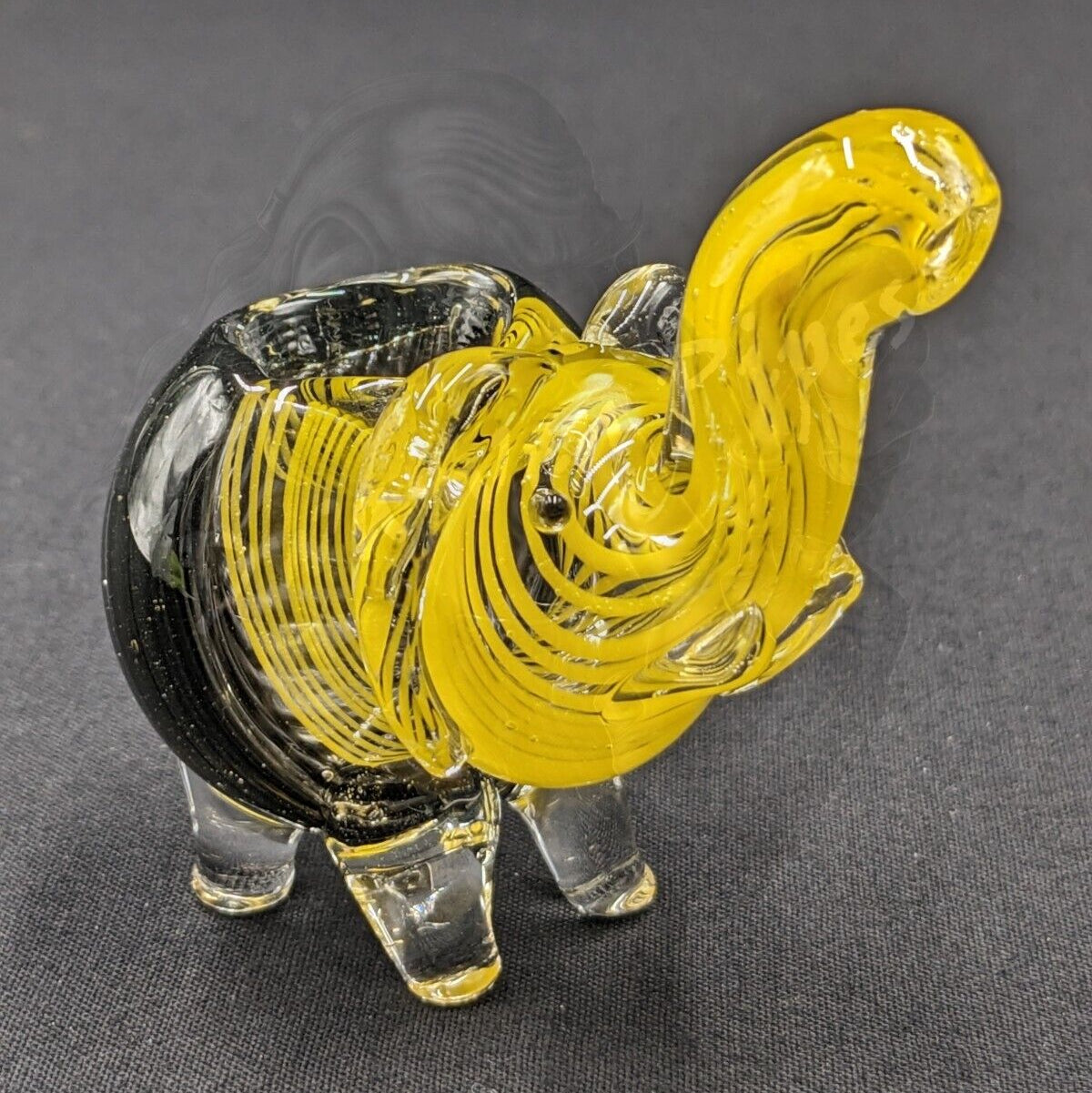 3" Elephant Glass Bowl Pipe 34