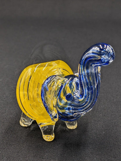 3" Elephant Glass Bowl Pipe 06