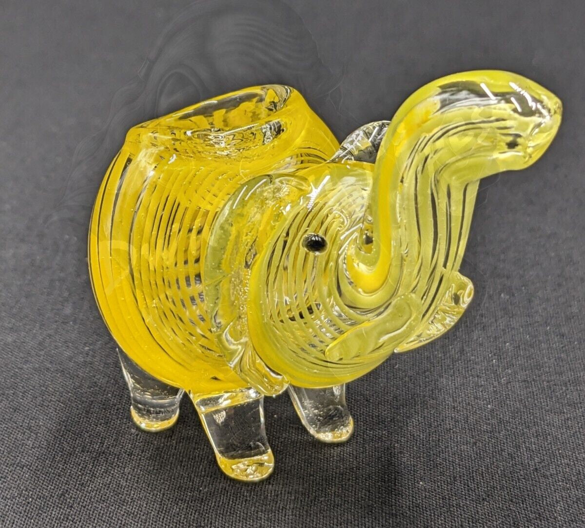 3" Elephant Glass Bowl Pipe 12