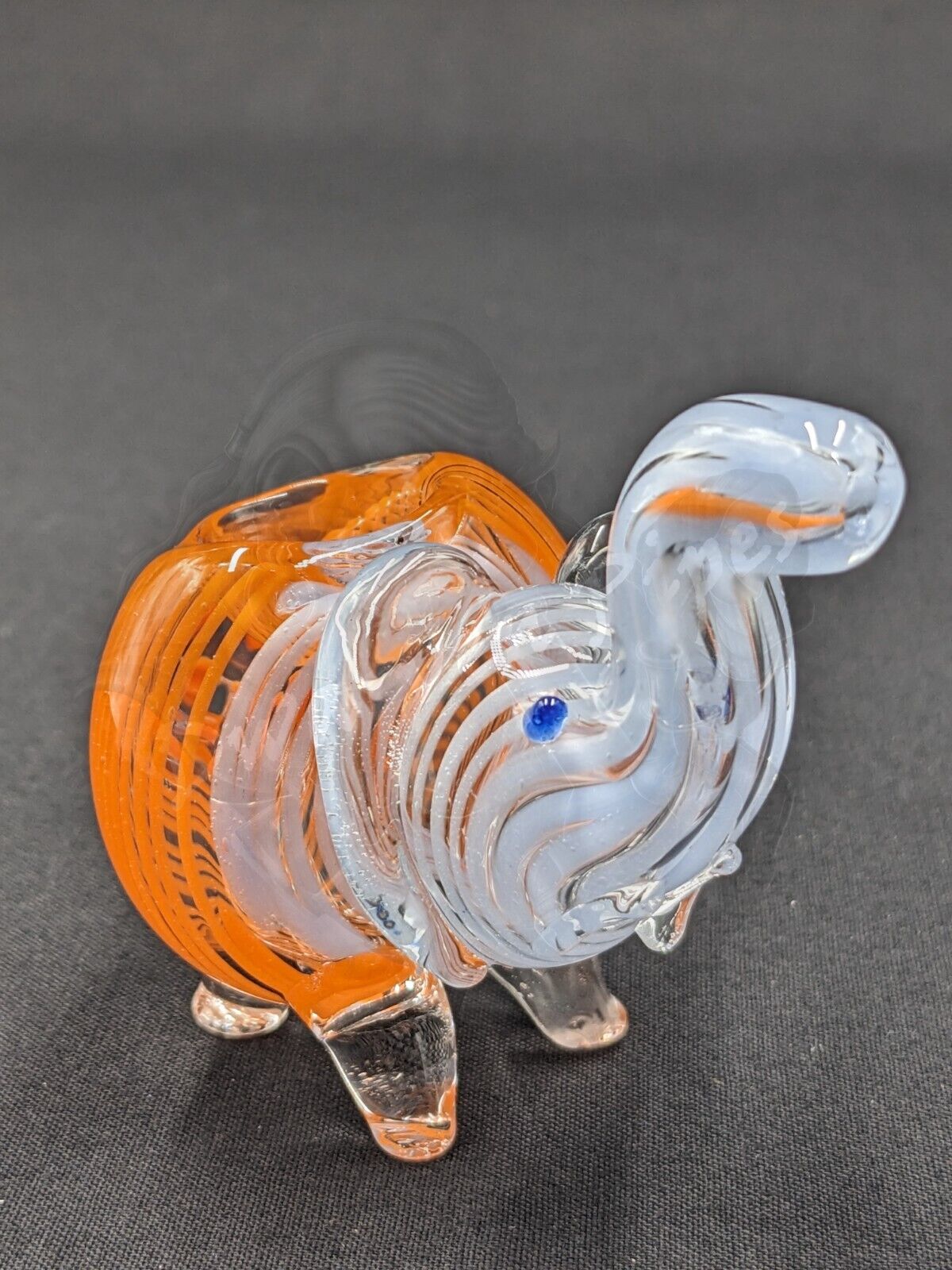 3" Elephant Glass Bowl Pipe 07
