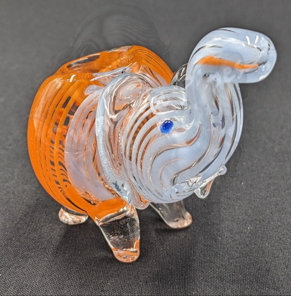 3" Elephant Glass Bowl Pipe 07
