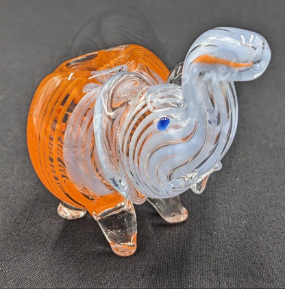 3" Elephant Glass Bowl Pipe 07