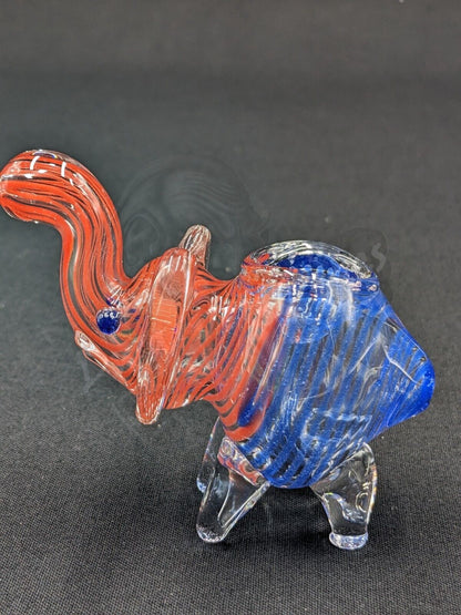 3" Elephant Glass Bowl Pipe 03