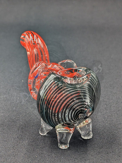 3" Elephant Glass Bowl Pipe 23