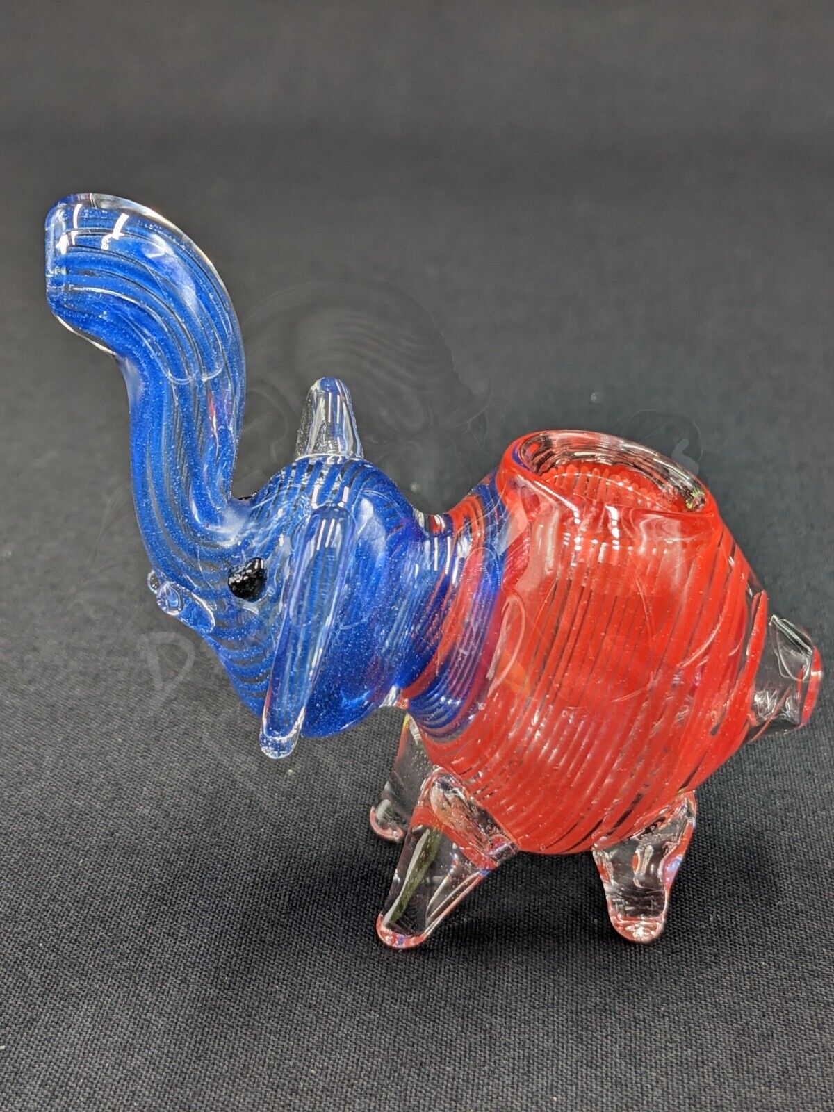 3" Elephant Glass Bowl Pipe 04