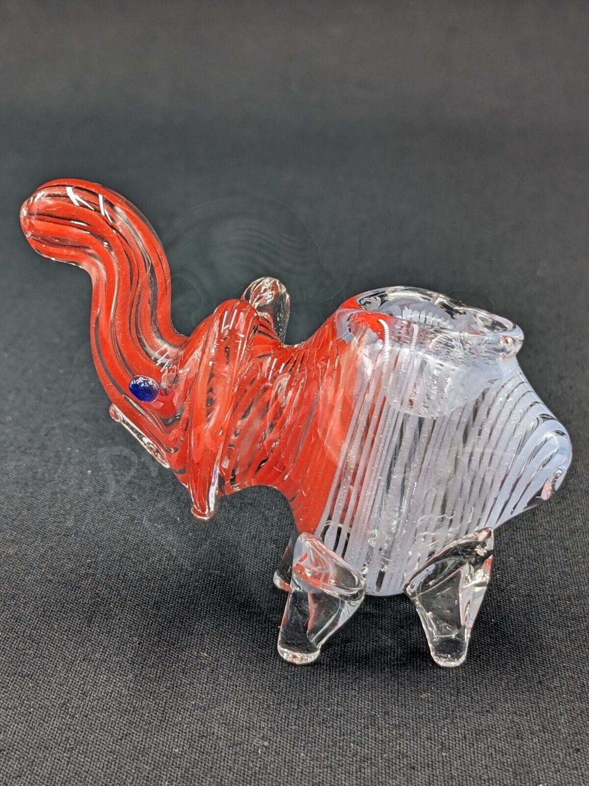 3" Elephant Glass Bowl Pipe 17