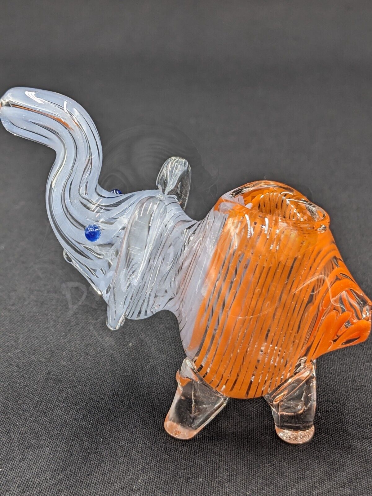 3" Elephant Glass Bowl Pipe 07