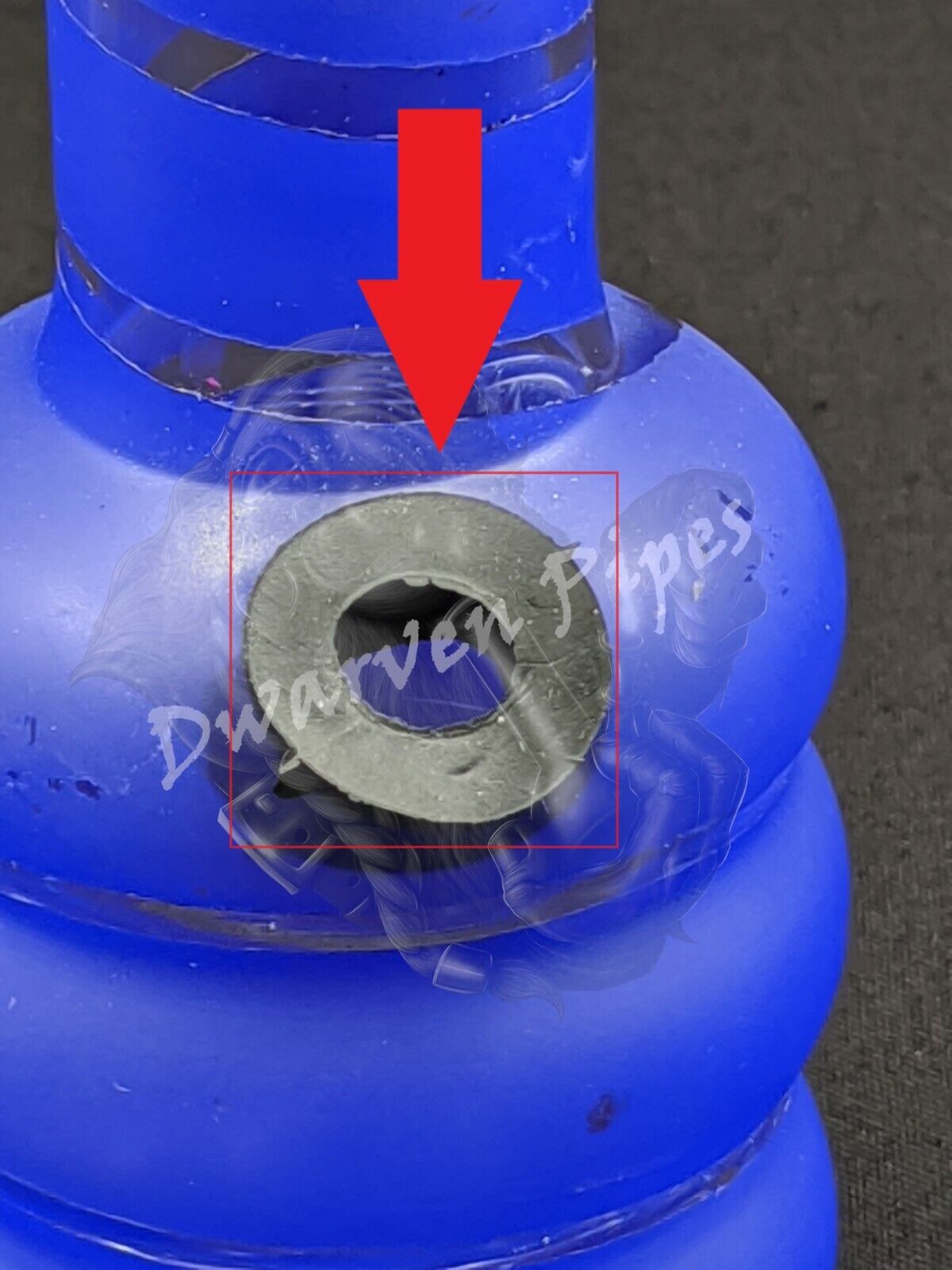 5 Pack of Rubber Grommets Replacements for 5" Water Pipes