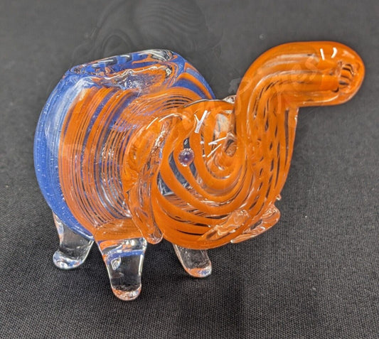 3" Elephant Glass Bowl Pipe 11