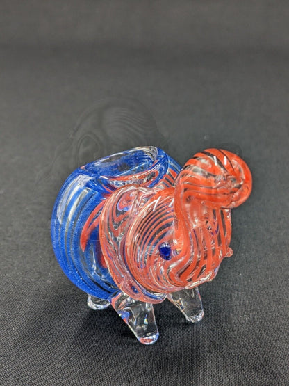 3" Elephant Glass Bowl Pipe 03