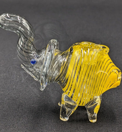 3" Elephant Glass Bowl Pipe 33