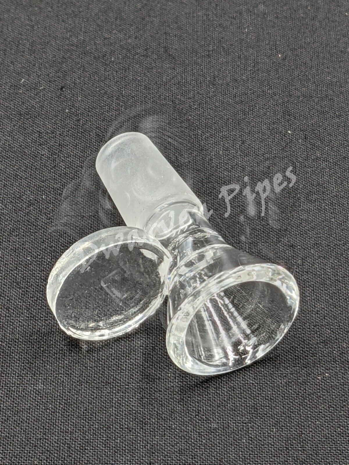 14mm Male Slide Bowl Glass with Disc for Water Pipes - Disc Style