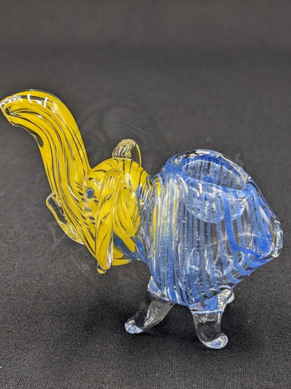 3" Elephant Glass Bowl Pipe 05