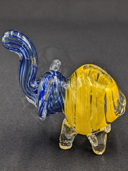 3" Elephant Glass Bowl Pipe 06