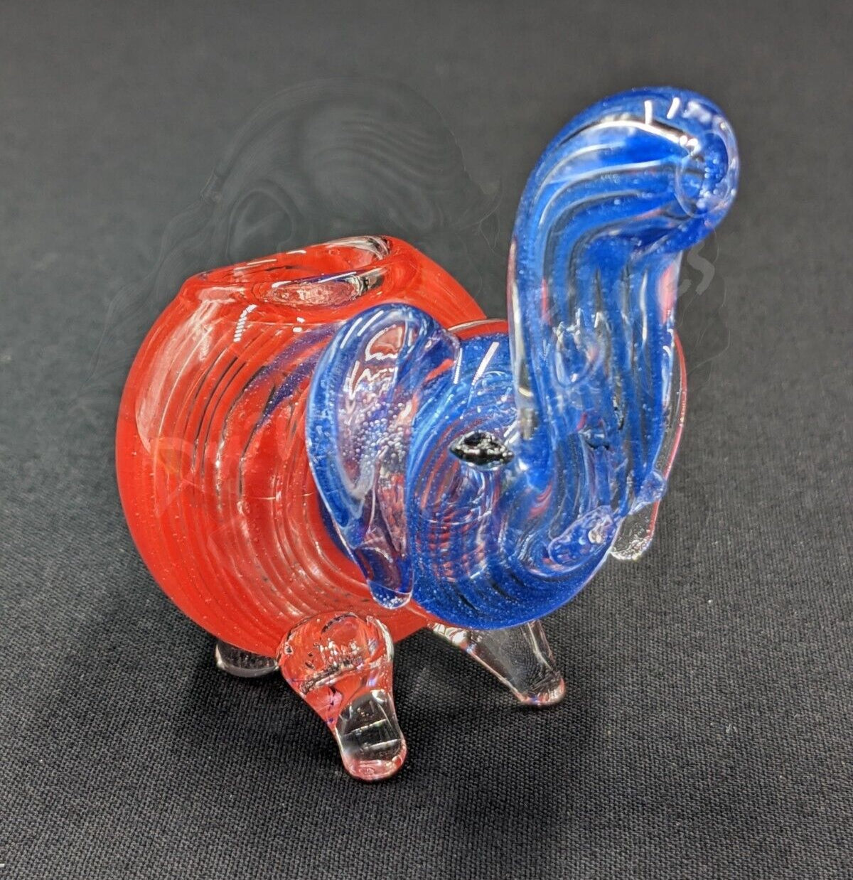3" Elephant Glass Bowl Pipe 04