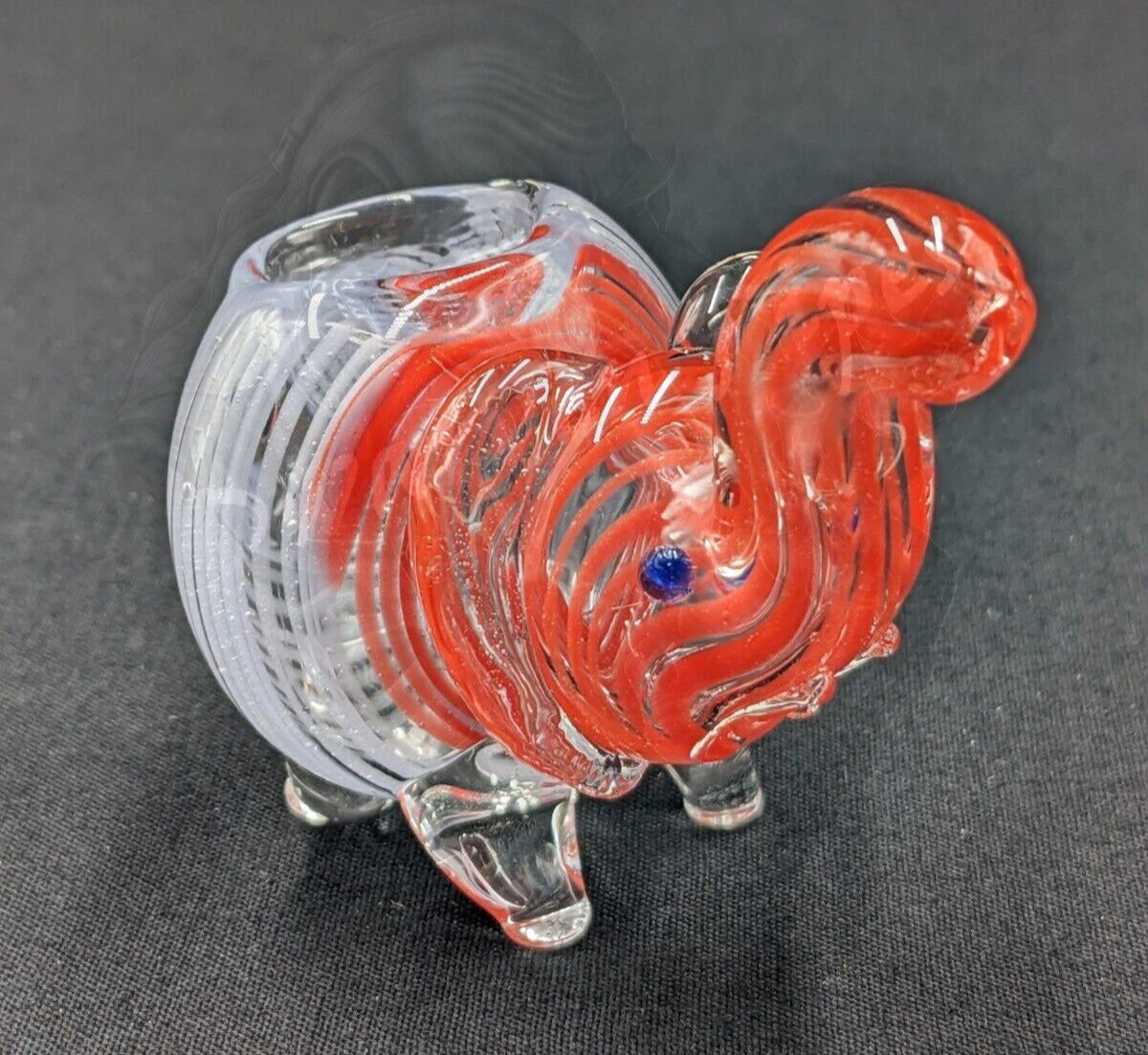 3" Elephant Glass Bowl Pipe 17