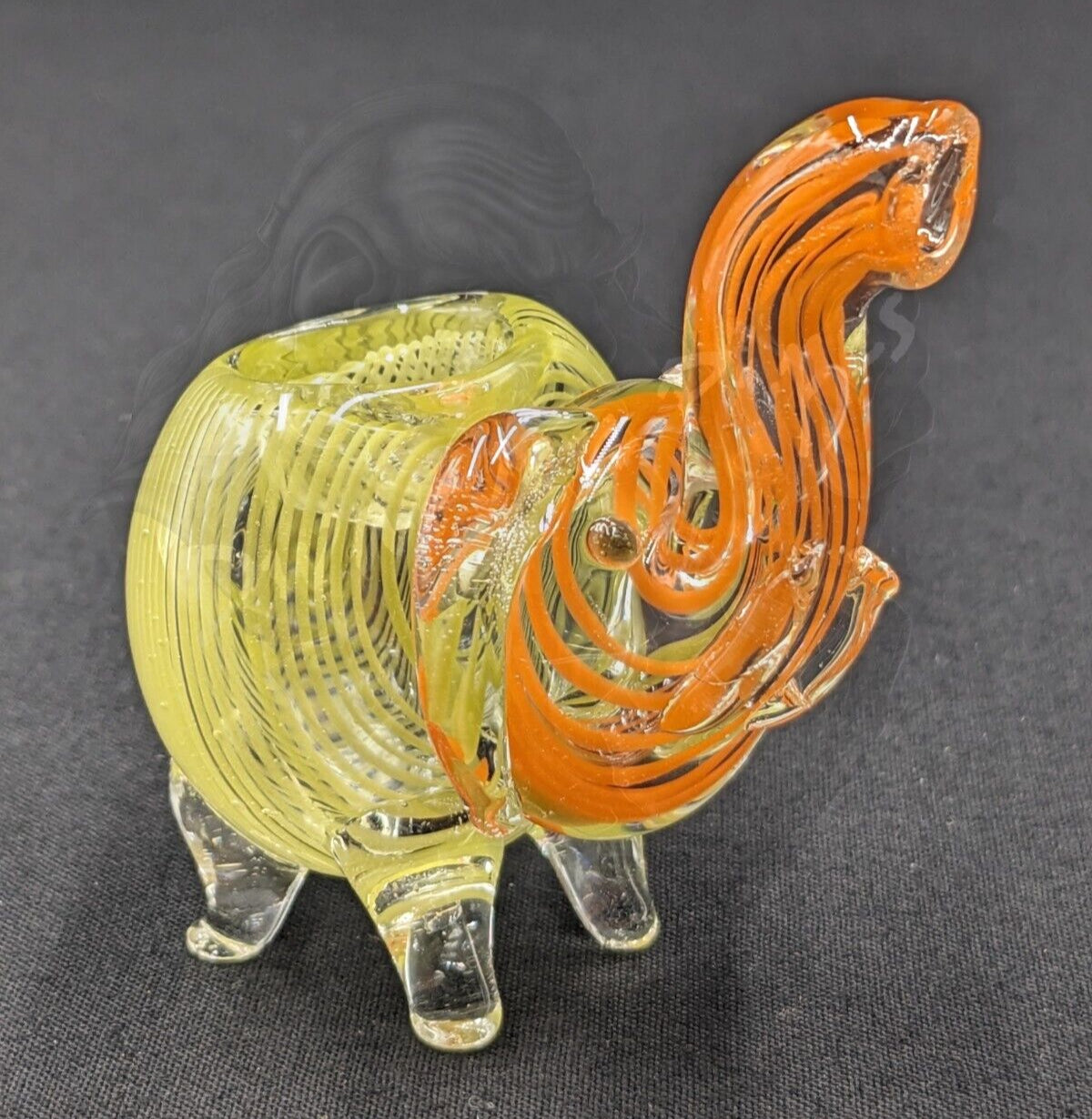 3" Elephant Glass Bowl Pipe 19
