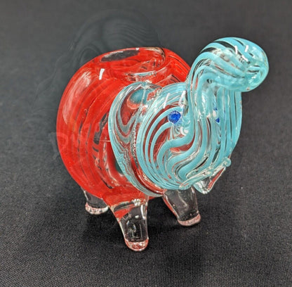 3" Elephant Glass Bowl Pipe 02