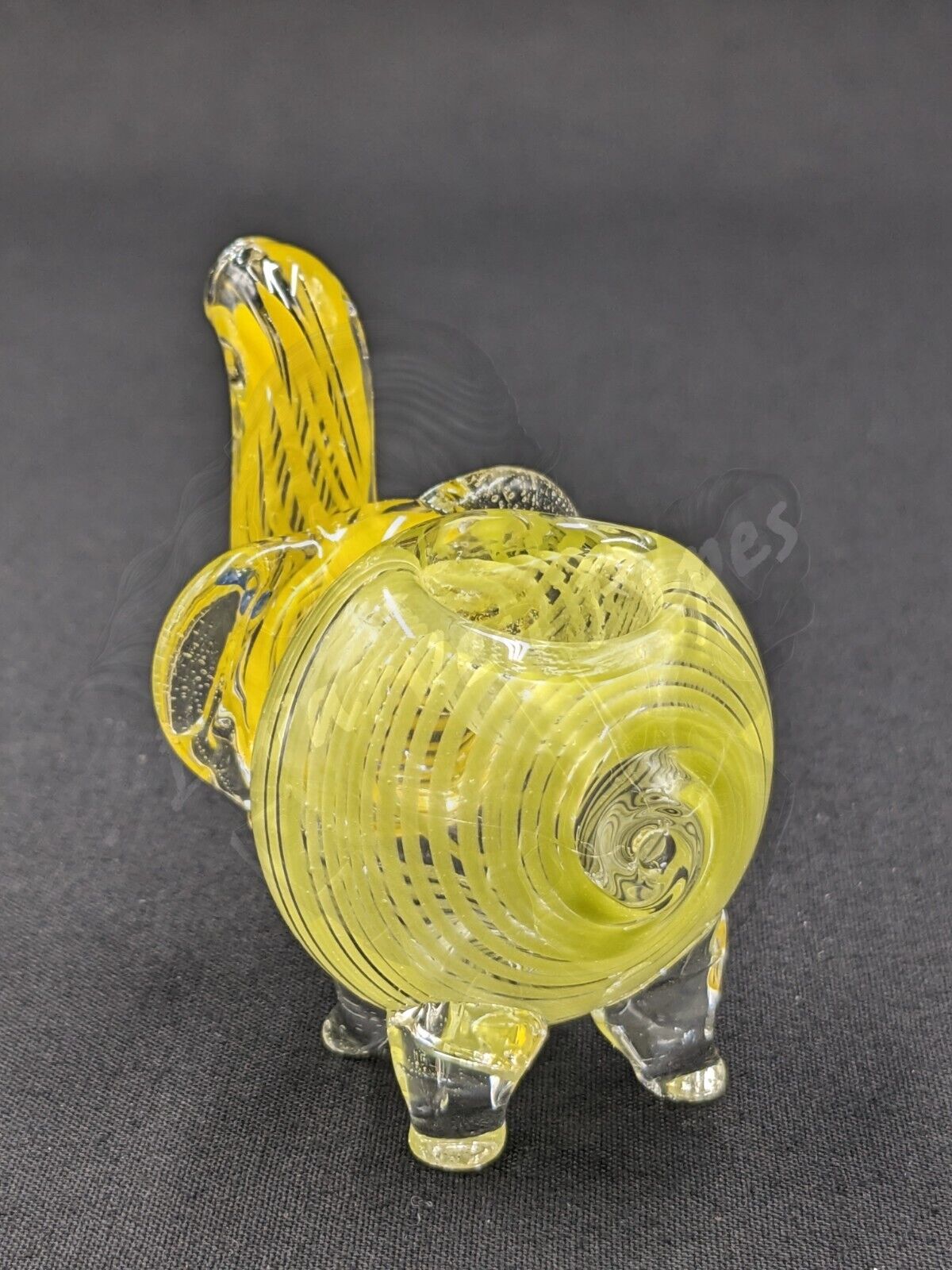 3" Elephant Glass Bowl Pipe 13