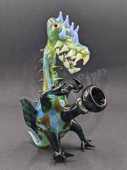 6.5" Glass Water Pipe Bong Monster Collection 01