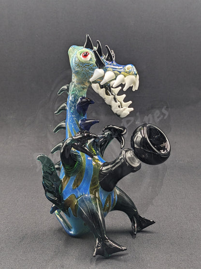 6.5" Glass Water Pipe Bong Monster Collection 04