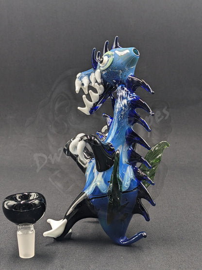6.5" Glass Water Pipe Bong Monster Collection 05