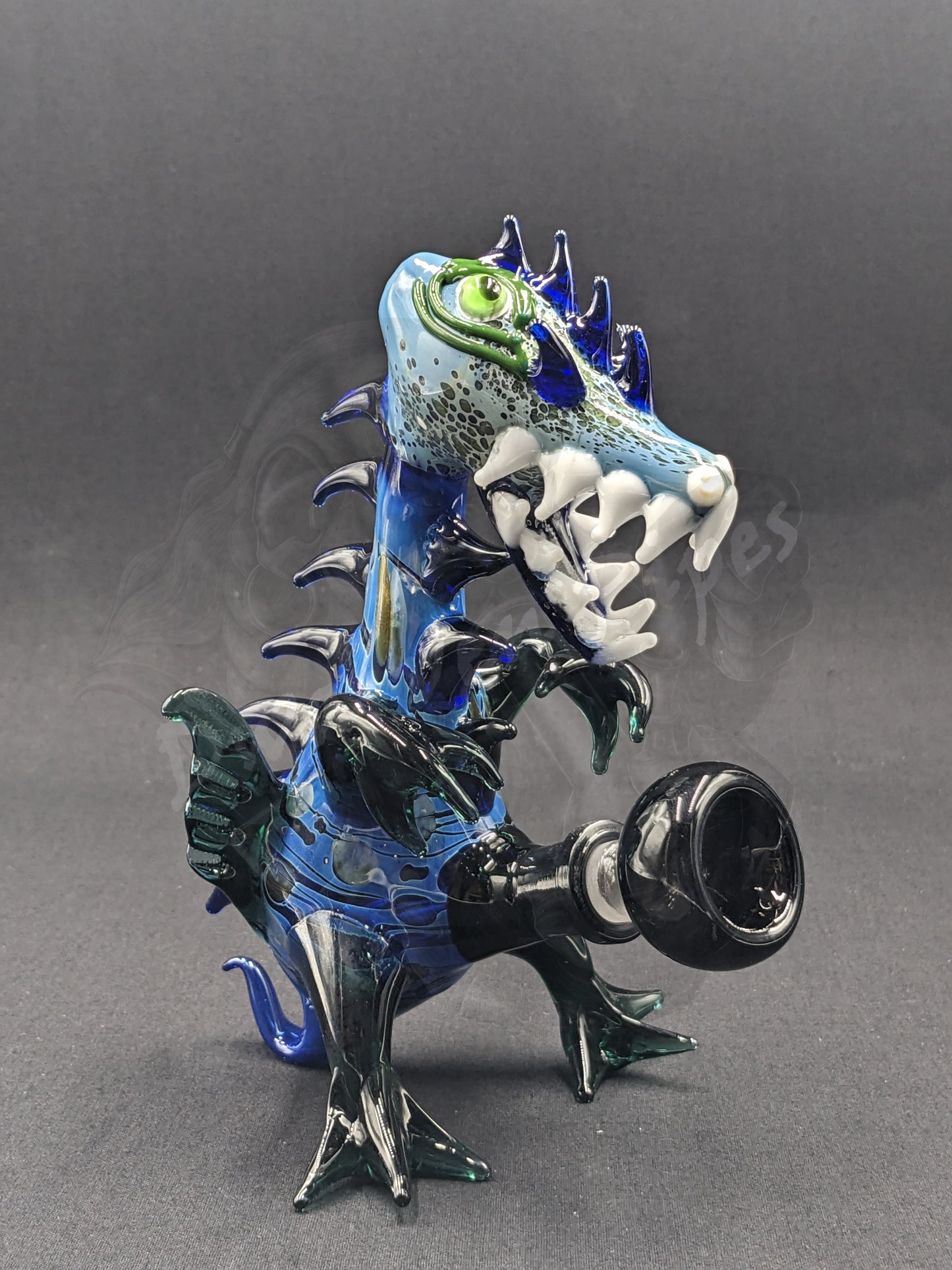 6.5" Glass Water Pipe Bong Monster Collection 06
