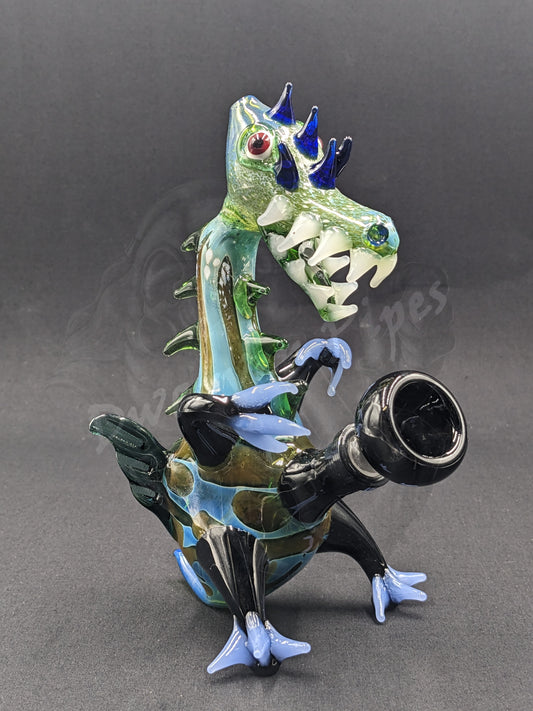 6.5" Glass Water Pipe Bong Monster Collection 10