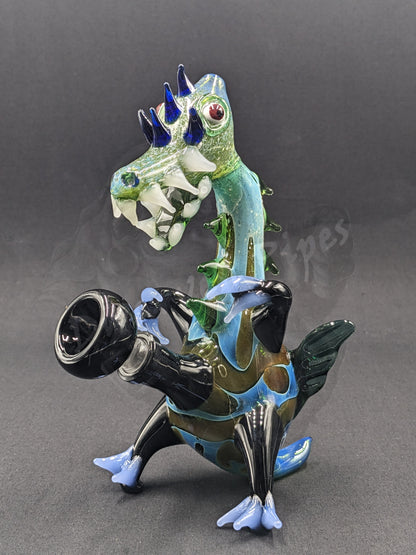 6.5" Glass Water Pipe Bong Monster Collection 10
