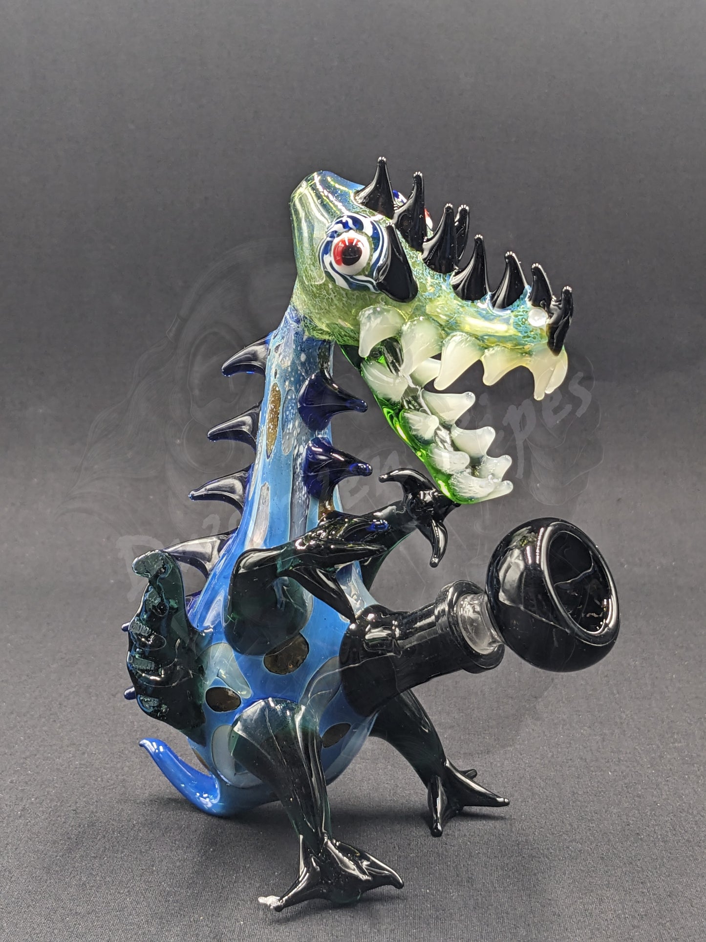 6.5" Glass Water Pipe Bong Monster Collection 11