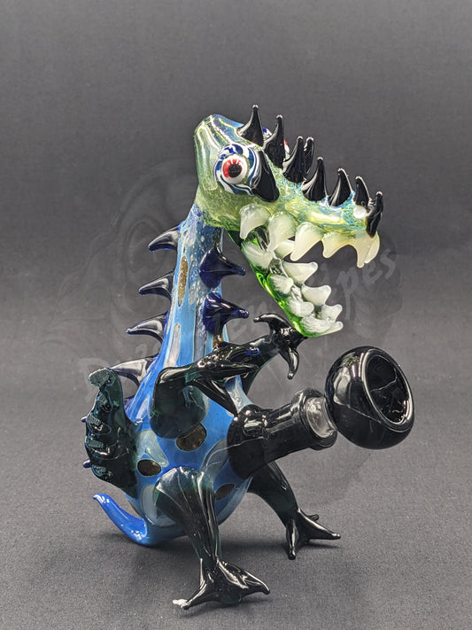 6.5" Glass Water Pipe Bong Monster Collection 11
