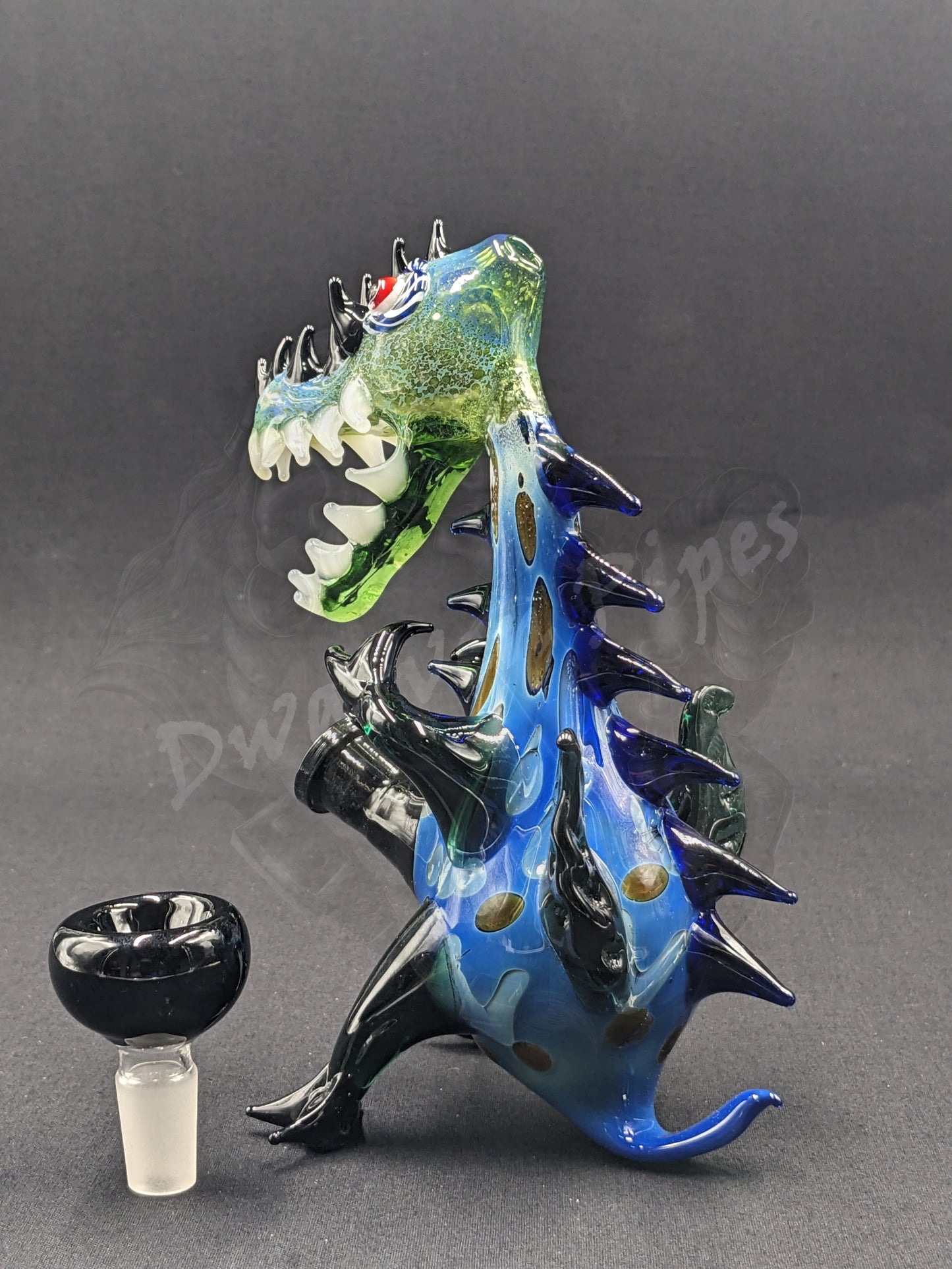 6.5" Glass Water Pipe Bong Monster Collection 11