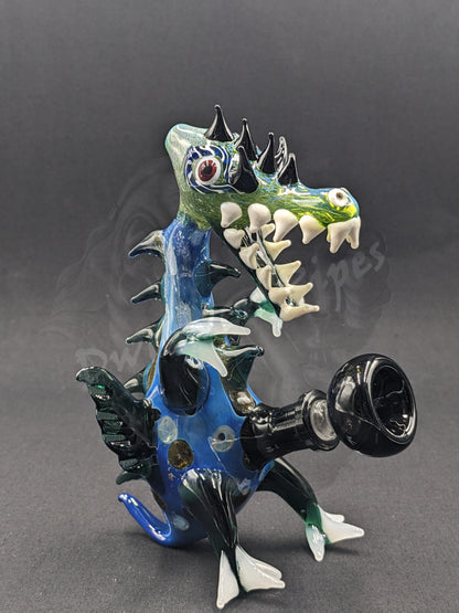 6.5" Glass Water Pipe Bong Monster Collection 26