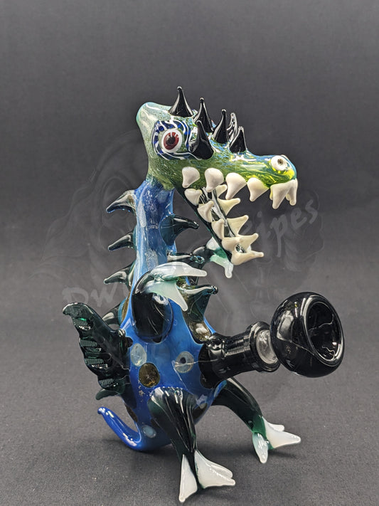6.5" Glass Water Pipe Bong Monster Collection 26