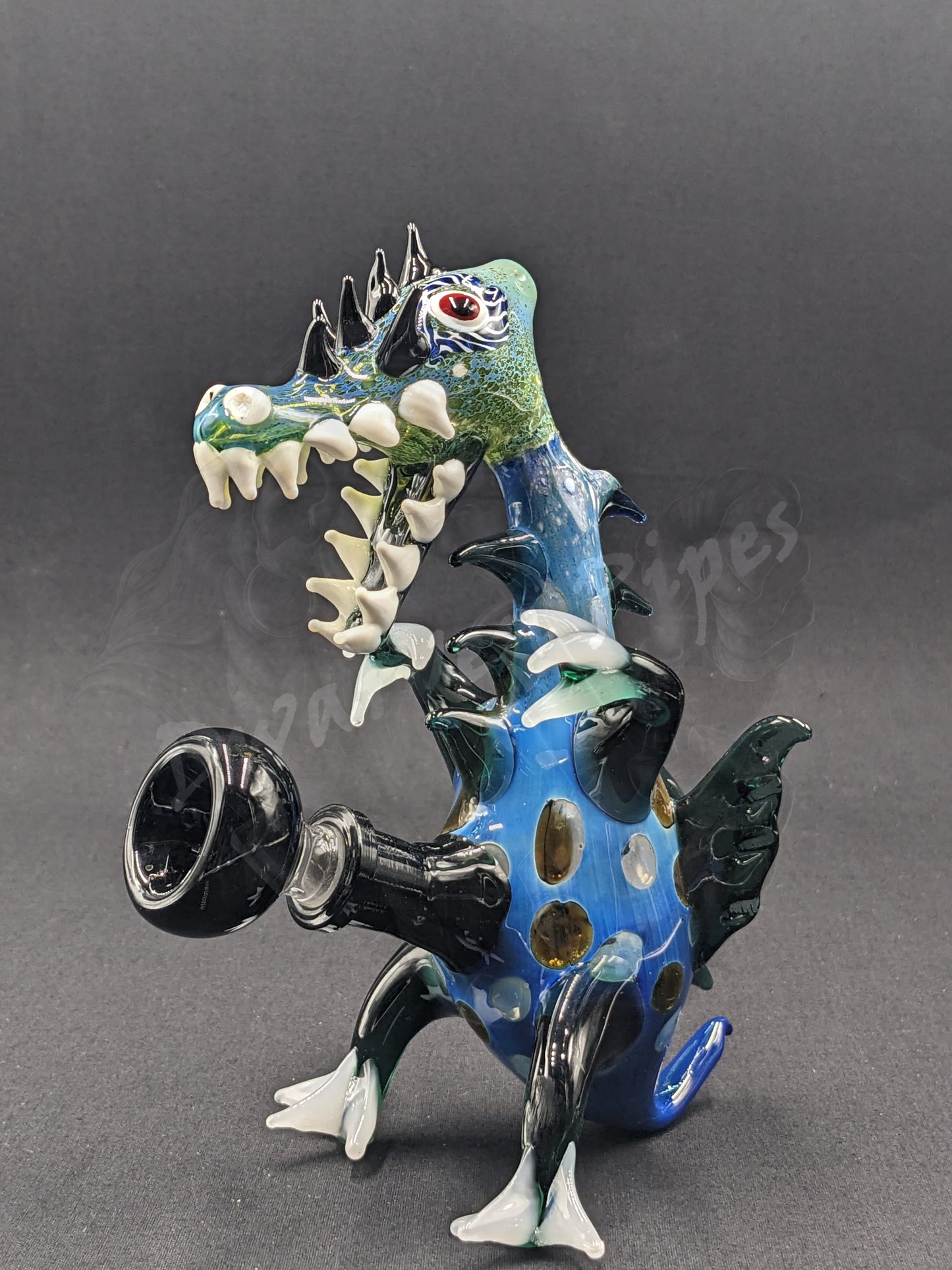 6.5" Glass Water Pipe Bong Monster Collection 26