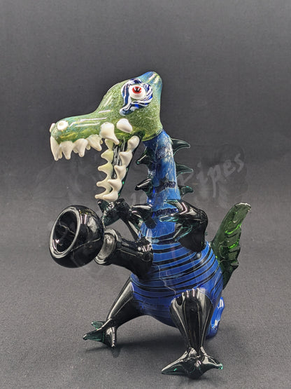 6.5" Glass Water Pipe Bong Monster Collection 27