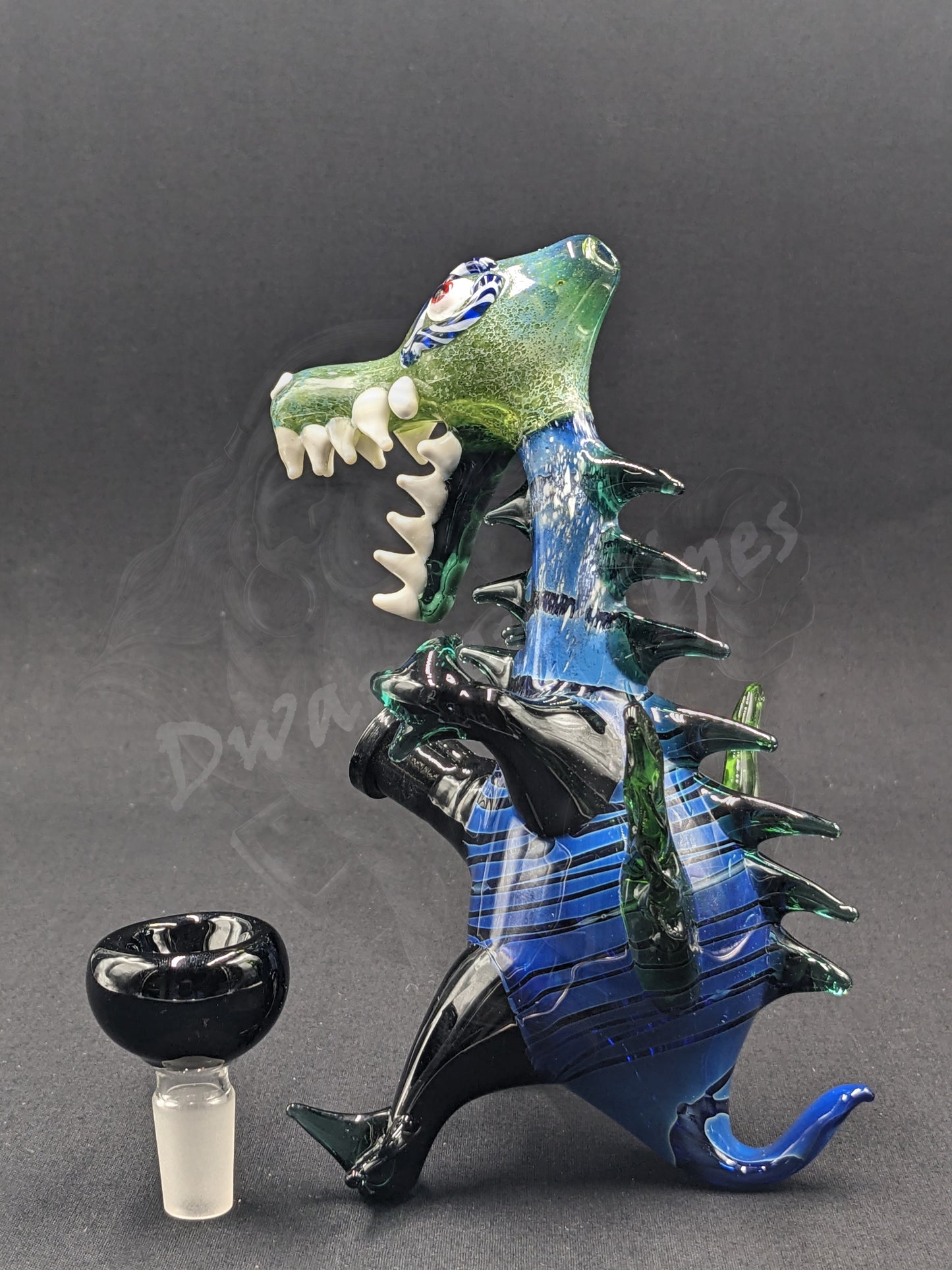 6.5" Glass Water Pipe Bong Monster Collection 27