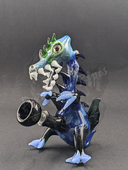 6.5" Glass Water Pipe Bong Monster Collection 29