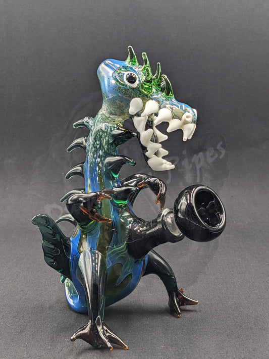 6.5" Glass Water Pipe Bong Monster Collection 32