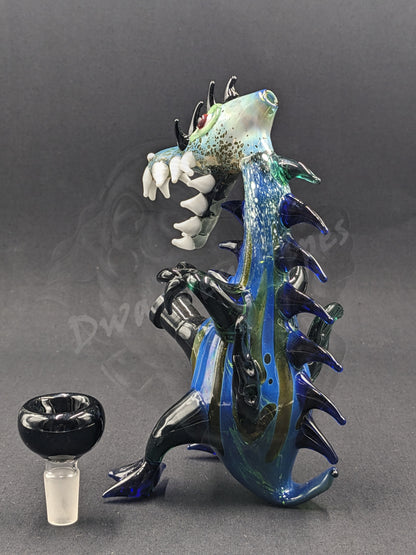 6.5" Glass Water Pipe Bong Monster Collection 35